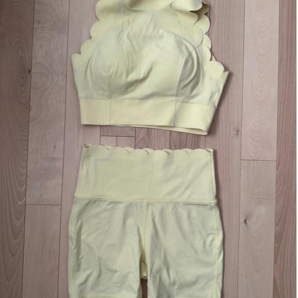 Stunning Wiskii Active 2-piece set in a fresh lemon shade M - Picture 4 of 8